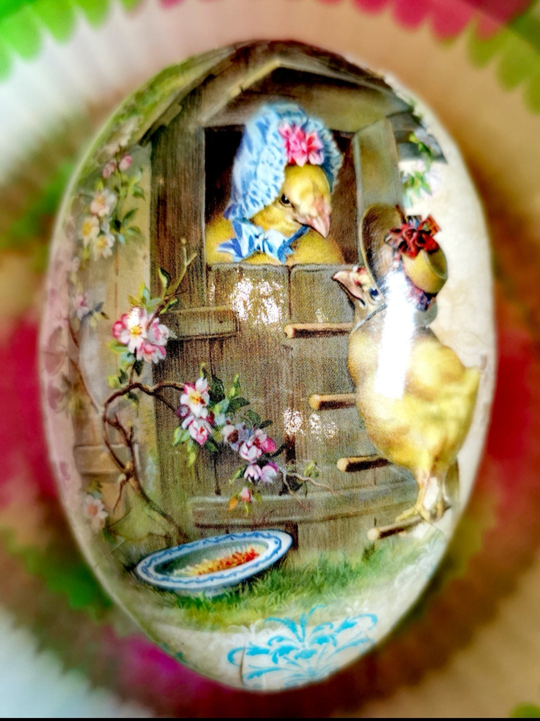 Medium German card eggs